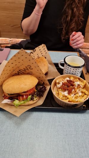 Bacon Burger at Swing Kitchen in Munich