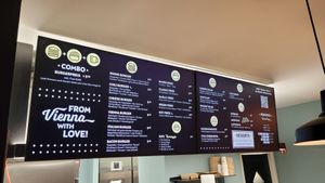 Menü at Swing Kitchen in Munich