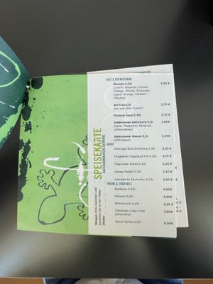 Getränke/Speisekarte   at Swing Kitchen in Munich