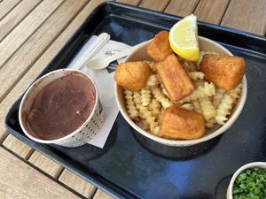 Vish & Chips  at Swing Kitchen in Munich