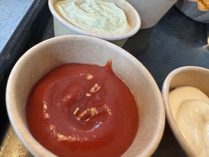 no free ketchup  at Swing Kitchen in Munich