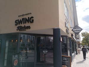 Entrance at Swing Kitchen in Munich