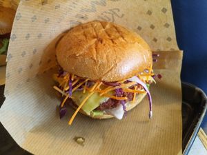 Cheese Burger at Swing Kitchen in Munich