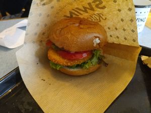 Vienna Burger at Swing Kitchen in Munich
