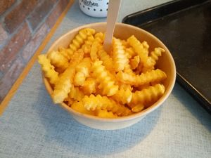 Nude fries at Swing Kitchen in Munich