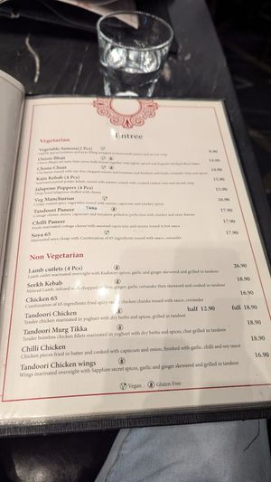  at Sapphire Indian Restaurant in Merewether