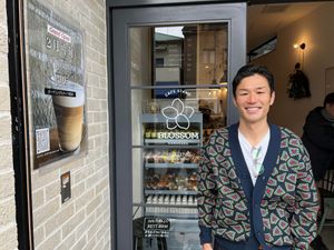 Owner at Cafe Stand Blossom in Kamakura