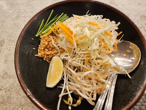 Pad Thai Vegan, PHP 350 at Lime and Basil in Alfonso