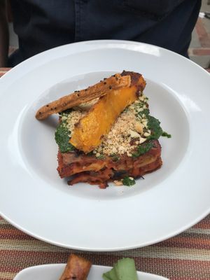 mixed platter and lasagne at Avalon in Ghent