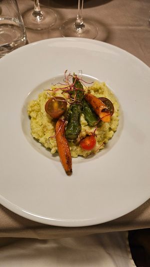 Risotto Vegetarian at Restaunt L'Hermine in Les Allues