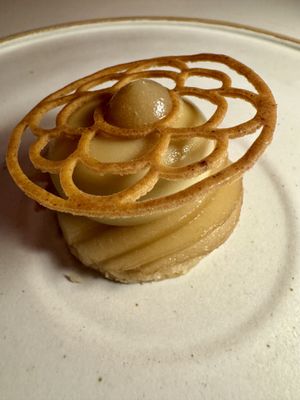 Pear and white chocolate  #Veganuary at Astera in Portland