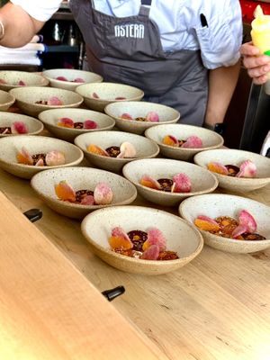 Beet saladd  at Astera in Portland