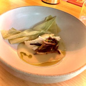 Nettle pasta  at Astera in Portland