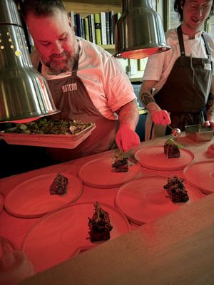 Chef Adams  at Astera in Portland