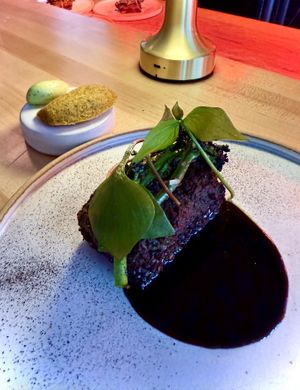 House made lentil tempeh  at Astera in Portland