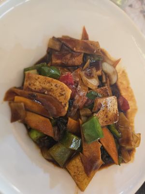 Tofu with schezuan sauce at Asia Restaurant Dubrovnik in Dubrovnik