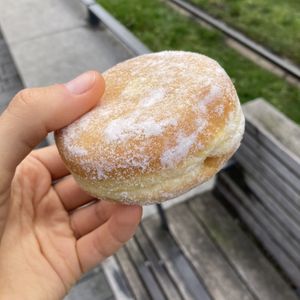 Bavarian cream  at Dunkin' - Gustaf-Gründgens-Platz in Dusseldorf