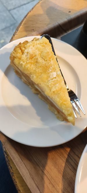 Apple pie at Costa Coffee in Krakow