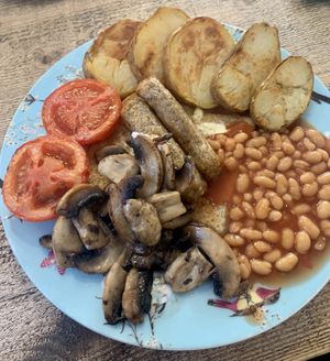 Really large portions!  at The Cobblstone Tea House in Steyning