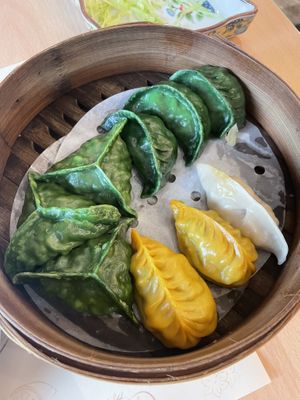 Vegetarian tasting menu  at Dim Sum House in Bologna
