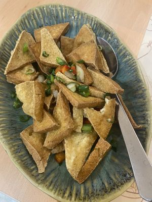 Tofu fritto con sale e pepe  at Dim Sum House in Bologna