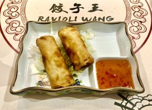 Spring rolls  at Dim Sum House in Bologna
