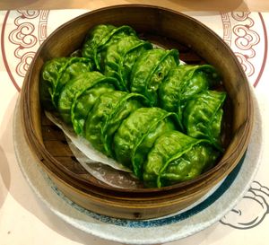 Veg dumplings   at Dim Sum House in Bologna