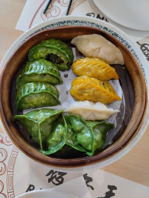 Mixed dumplings at Dim Sum House in Bologna