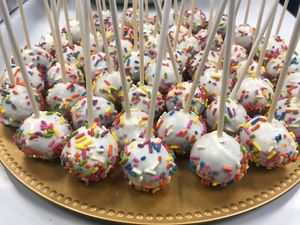 Funfetti cake-pops  at Vegandreamz in Highlands Ranch
