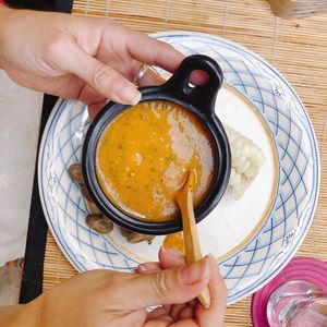 Spicy tree tomato sauce at LulaPo - Ecuadorian Brunch in Quito