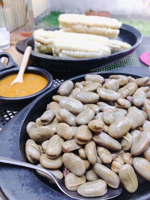 habas con queso  at LulaPo - Ecuadorian Brunch in Quito