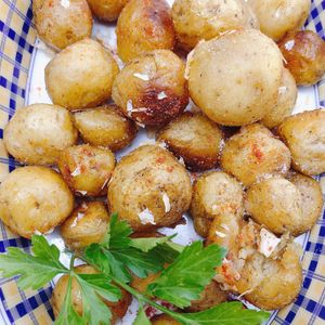 papas chauchas at LulaPo - Ecuadorian Brunch in Quito