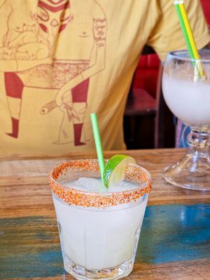 Classic margarita cocktail at Amigos in Bury St Edmunds