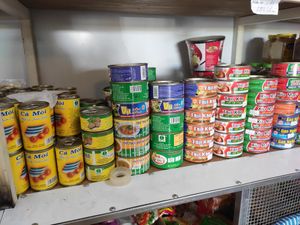 Groceries: vegan meats at Quán Chay Hoàng Hoa Vegan Bảo Lộc in Bao Loc