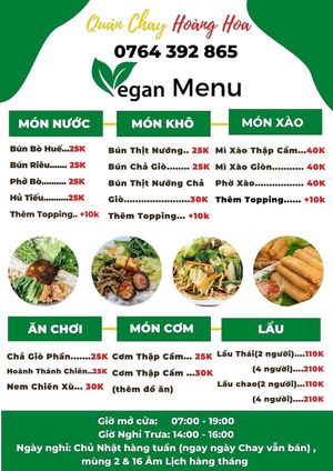  at Quán Chay Hoàng Hoa Vegan Bảo Lộc in Bao Loc