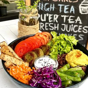 Falafel Bowl at Atmosfera Restaurant  in Tangalle