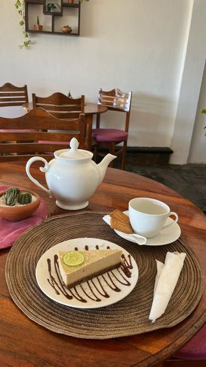 Cashew Cheesecake at Atmosfera Restaurant  in Tangalle