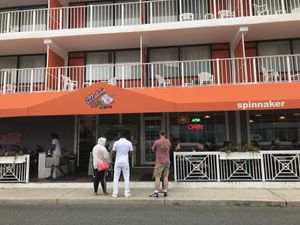 Store front at Malia's Cafe in Ocean City