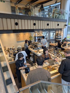 inside at Verve Coffee Roasters Roppongi  in Tokyo