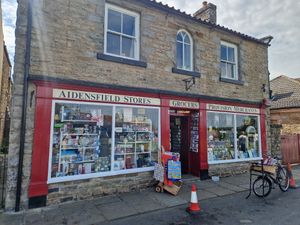 Shop exterior. at Goathland Post Office in Whitby