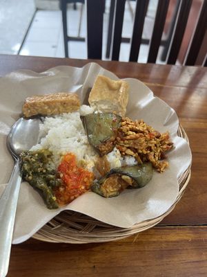 The sambal is most excellent   at Warung Nauli in Kuta