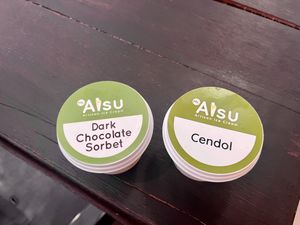 Vegan ice creams   at Boss Taste in Tanah Rata