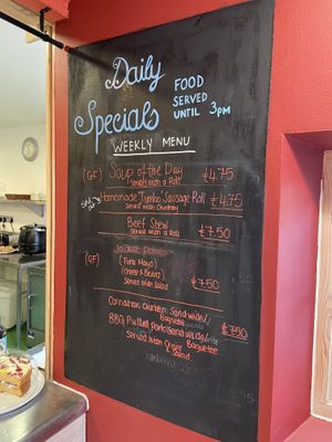 You can have a potato with beans  at Norton's Café-Bar in Walsingham