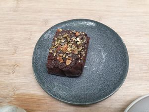 Chickpea brownie at ima vegan  in Hamburg