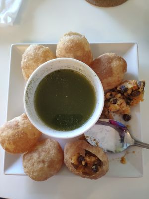 Pani Puri at INDelicious Bistro in Prague