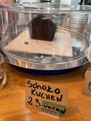 vegan chocolate cake  at Coffee for Coffee in Berlin