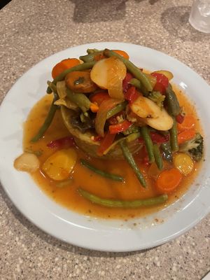 Mofongo criolla  at Mi Casita in Carolina