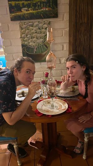 So much fun  at La Floresta Restaurante  in Banos