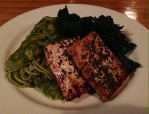 tofu dish at Om Cafe - Traverse City in Traverse City