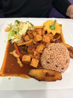 Jerk Tofu  at Tropical Flava in Macon